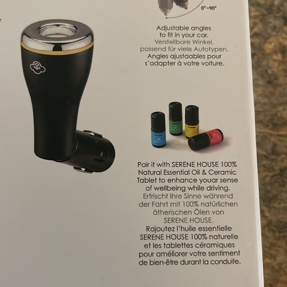 New in gift box Duke Car Diffuser by Serene House NWT - Picture 10 of 11